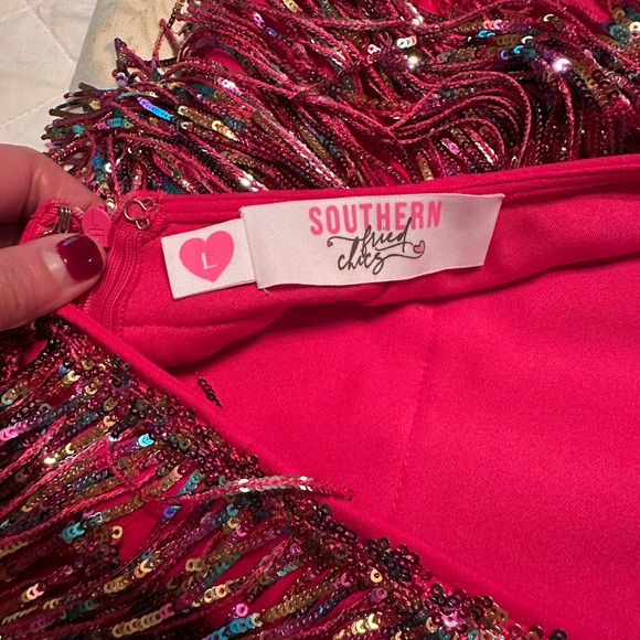 Southern Fried Chics halter “flapper” dress - Picture 2 of 5